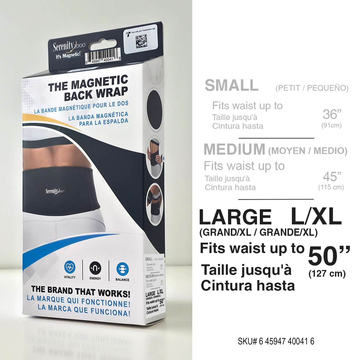Magnetic Back Wrap