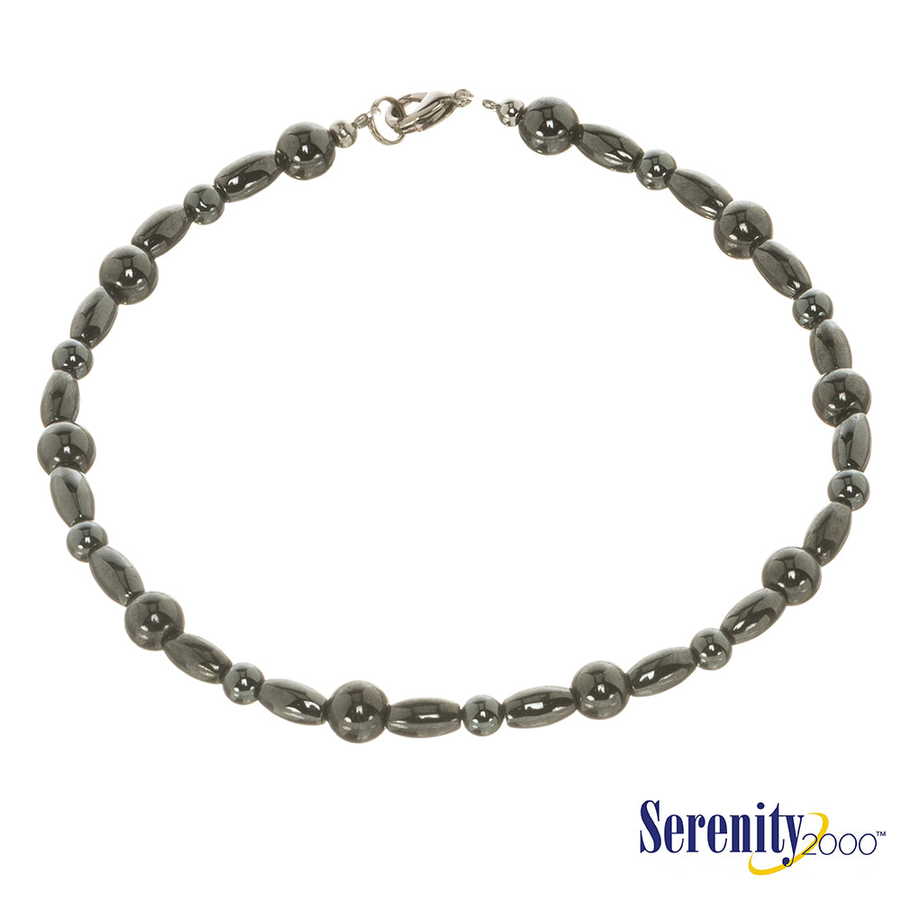 Anklet Hematite 10.5"