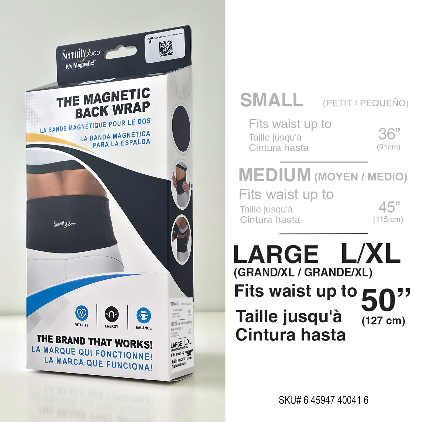 Magnetic Back Wrap