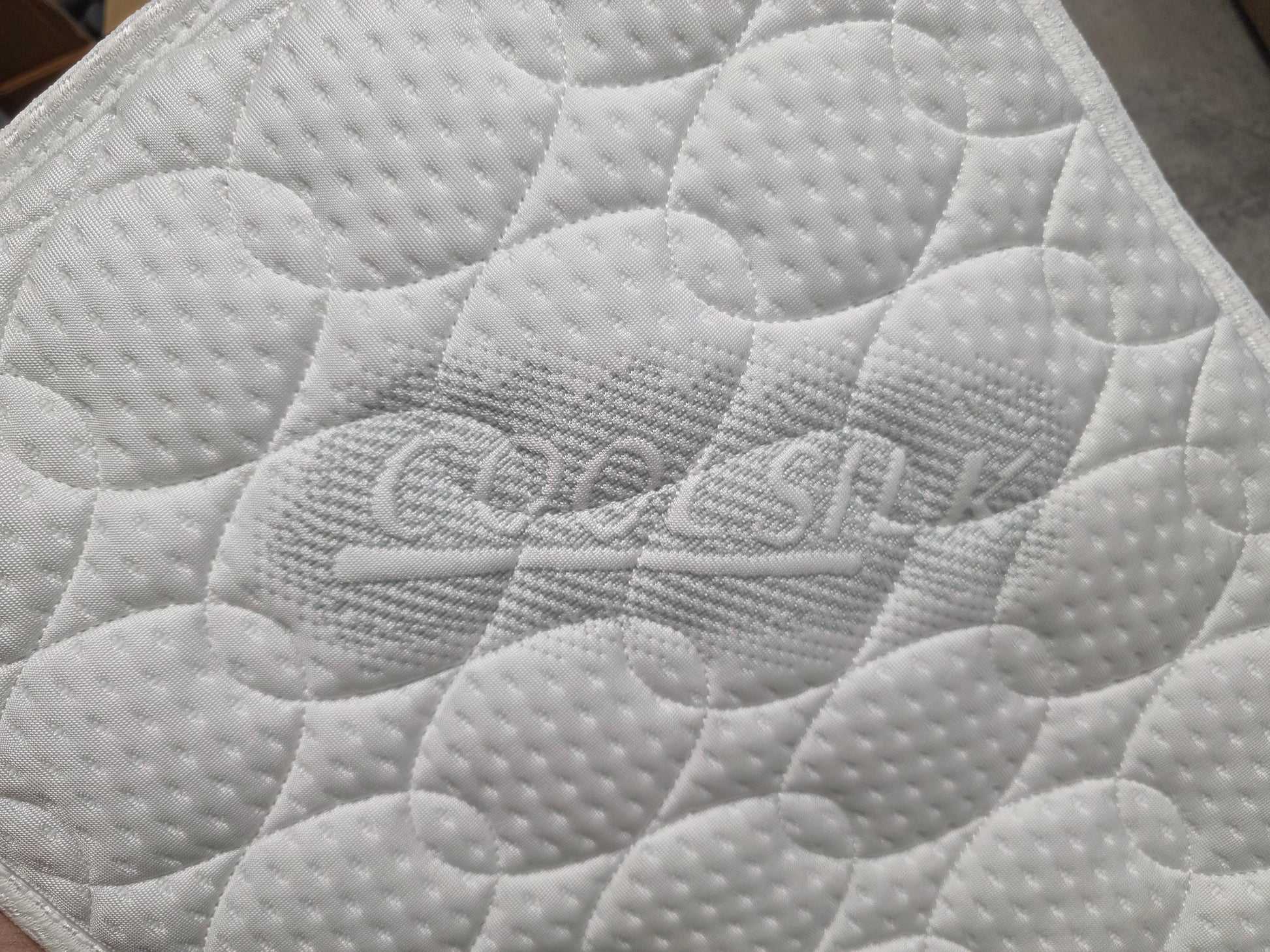 Cool Silk fabric closeup — Twin Magnetic Sleep System