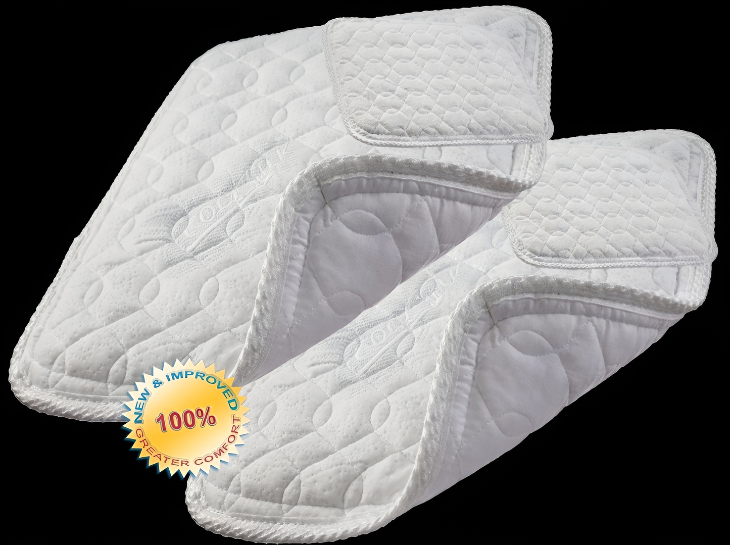 King Magnetic Sleep System with Cool Silk Fabric — 2 x Twin XL pads
