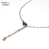 Swarovski Crystal Magnetic "Bow" Pendant Necklace
