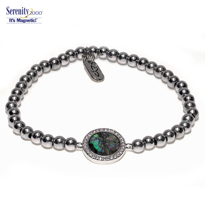 "Abalone"  Zircon Magnetic Bracelet