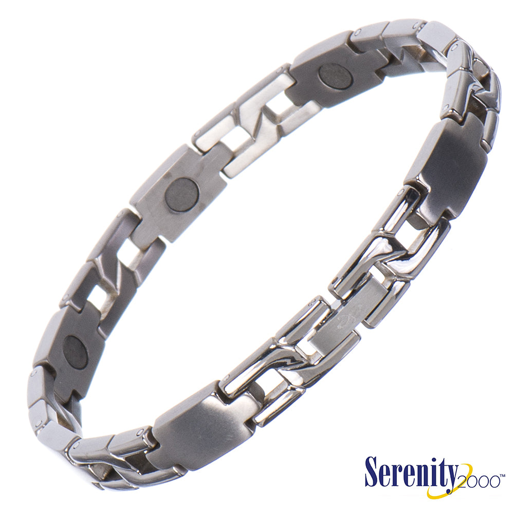 "Ananta" Titanium Links-Bracelet 7.5"