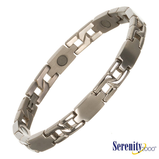 "Ananta" Titanium Links-Bracelet 7.5"