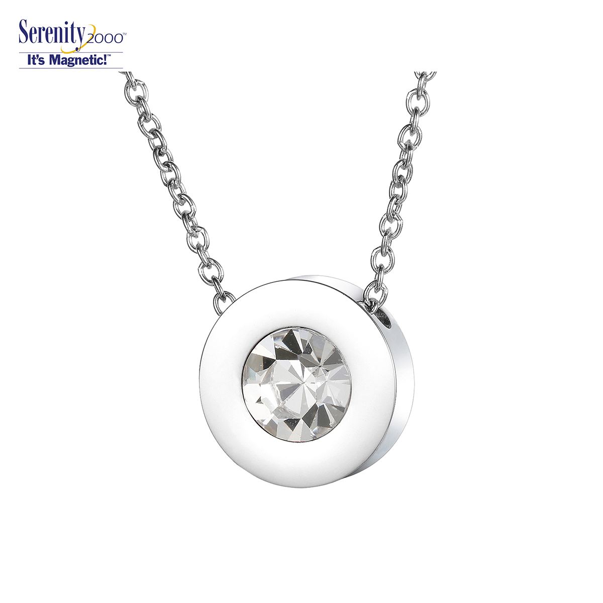 Swarovski "Crystal" Magnetic Pendant Necklace