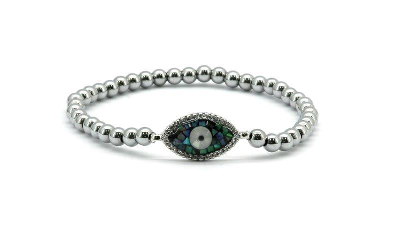 "Evil Eye" Zircon Magnetic Bracelet