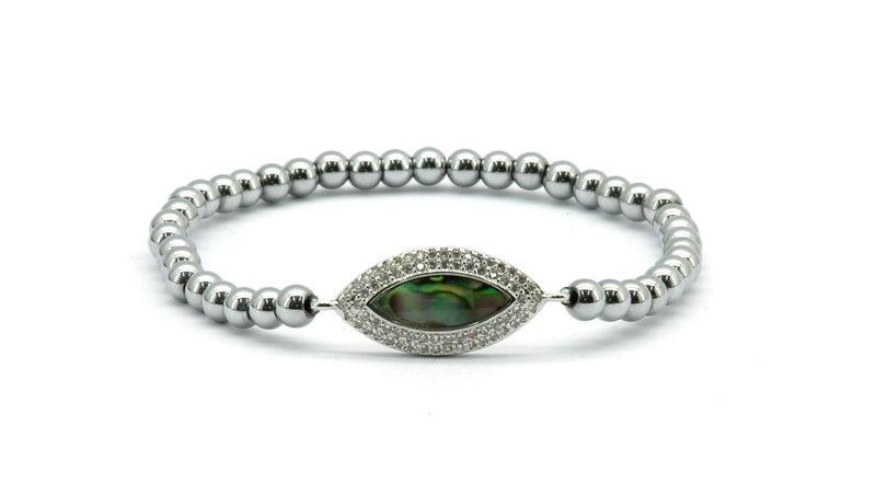 "Pietre"  Zircon Magnetic Bracelet