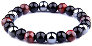 Hematite "Tiger Eye - Red" Magnetic Bracelet
