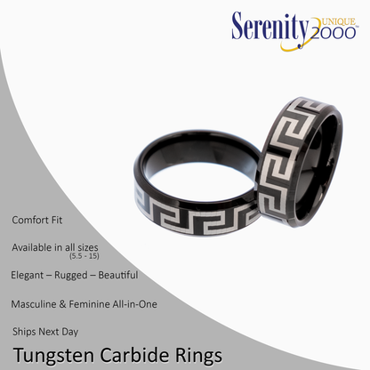 Heracles - Tungsten Carbide Rings